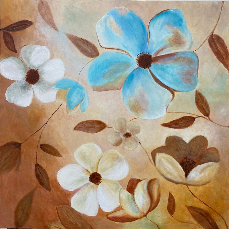 Flores  - 70 x 70 - AST - 2020
